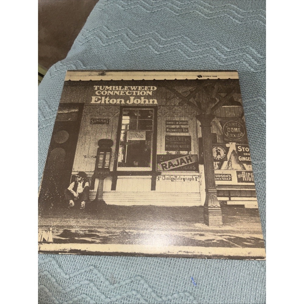 Elton John Vtg LP 1970 Tumbleweed Connection With Lyric Booklet Gatefold VG+